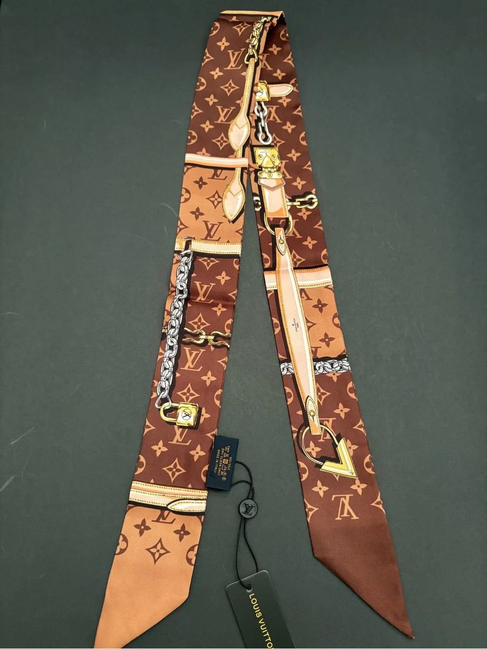 Fashion Silk Scarf Long Twilly